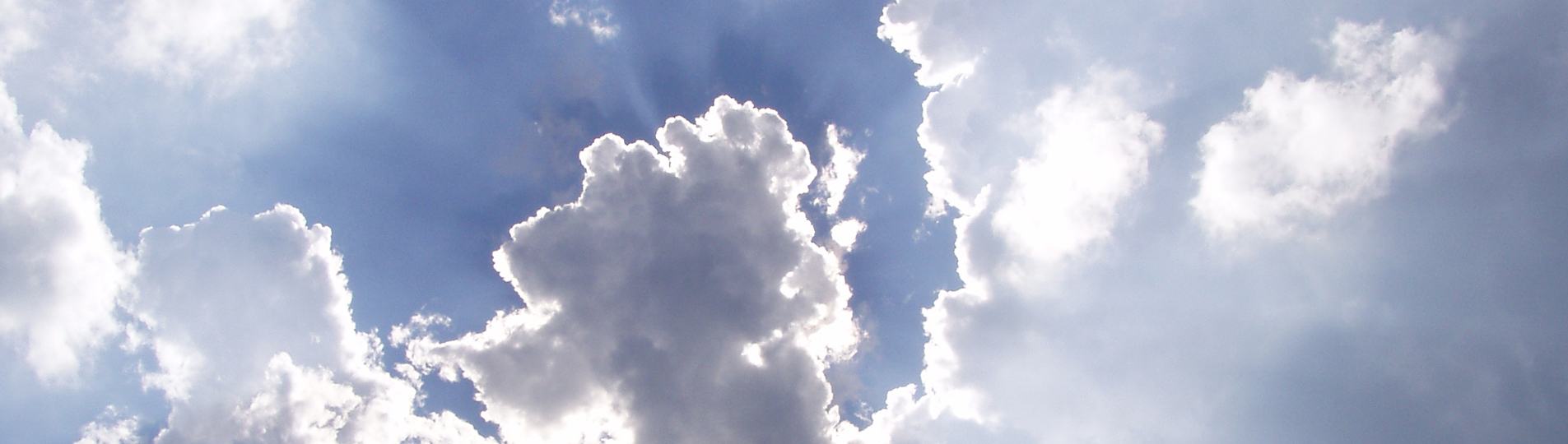 Blue sky and clouds